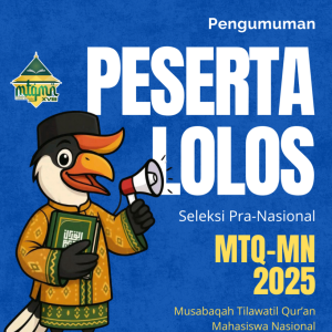 Mahasiswa UPN Bukittinggi Lolos Seleksi Pra-Nasional MTQMN XVIII 2025