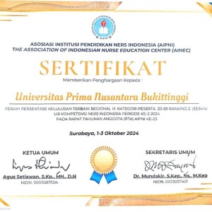 Ukom Ners Universitas Prima Nusantara Bukittinggi